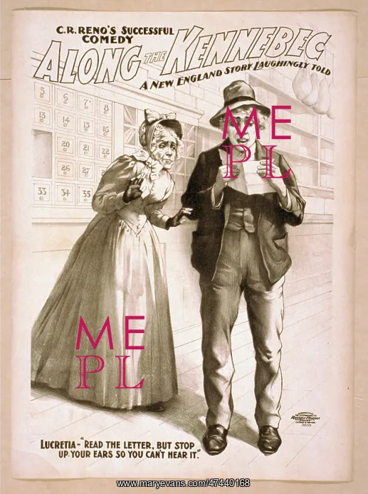 : CR Reno's successful comedy, Along the Kennebec a New Englan : CR Reno's successful comedy, Along the Kennebec a New Englan