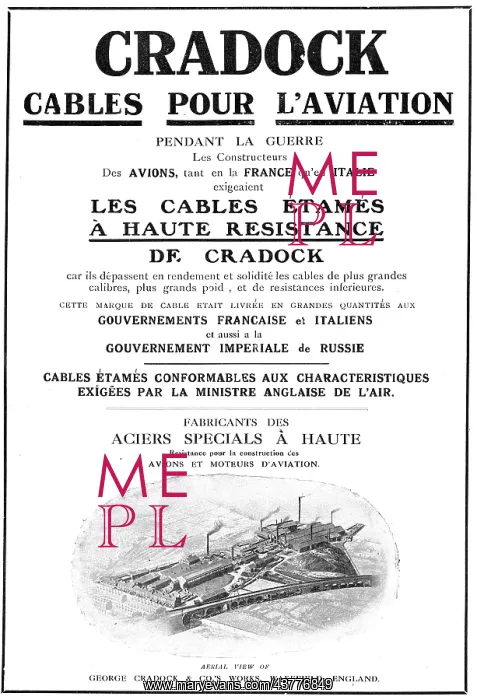 : Cradock's Cables Pour L'Aviation : Cradock's Cables Pour L'Aviation