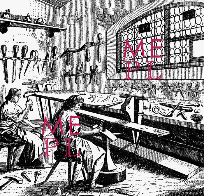 : craft / handcraft, journeymen at work in a workshop : craft / handcraft, journeymen at work in a workshop