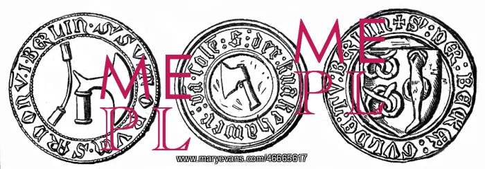 : craft / handcraft, Middle Ages, guilds, seal : craft / handcraft, Middle Ages, guilds, seal