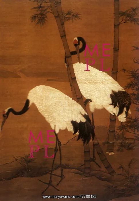  : Cranes and Bamboo