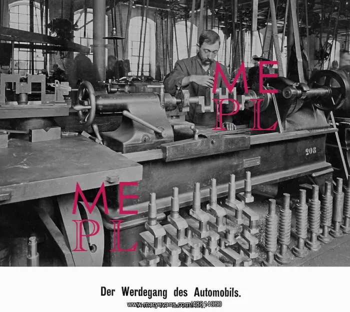 : Crankshaft for automobile production, 1911 : Crankshaft for automobile production, 1911