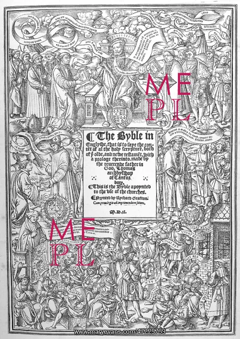  : CRANMER'S BIBLE, TITLE