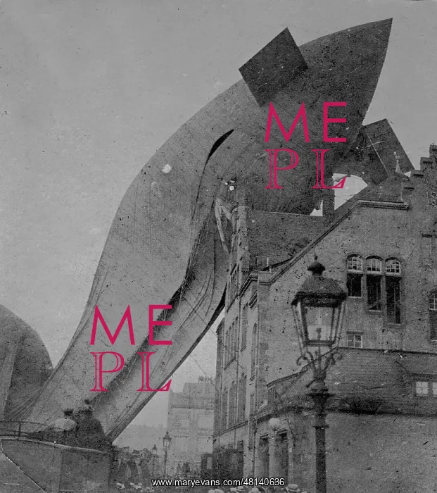 : Crash of the blimp Parseval, 1909 : Crash of the blimp Parseval, 1909