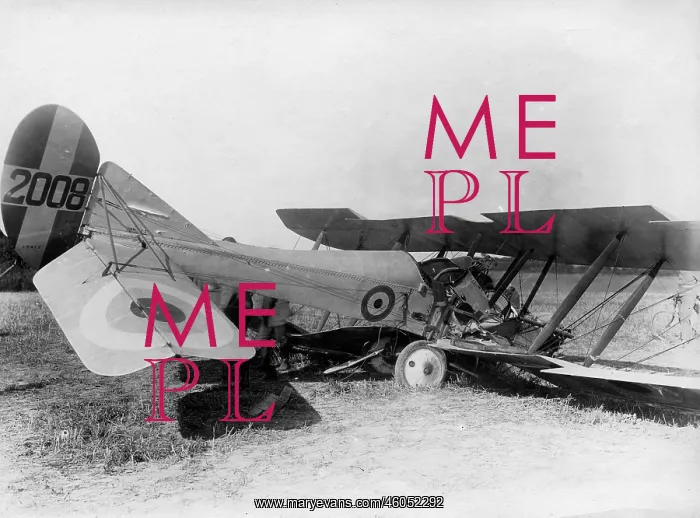  : Crashed biplane 1915