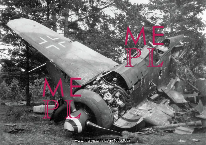 : Crashed German plane, WW2 : Crashed German plane, WW2