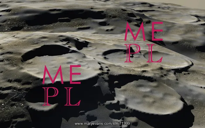 : The cratered surface of the moon : The cratered surface of the moon
