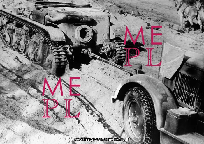 : Crawler tractor on the Eastern Front, 1941 : Crawler tractor on the Eastern Front, 1941