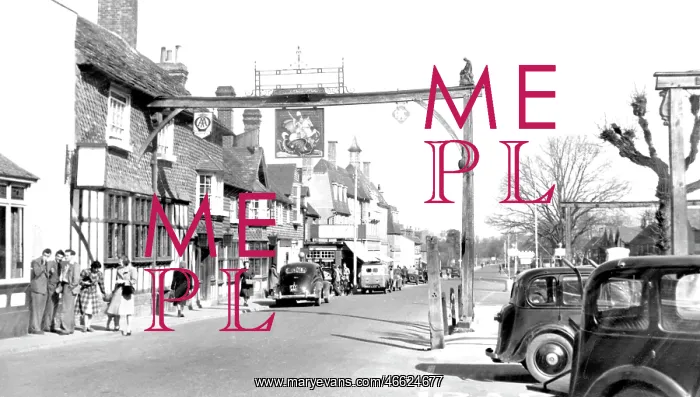  : Crawley, the George Hotel c1955