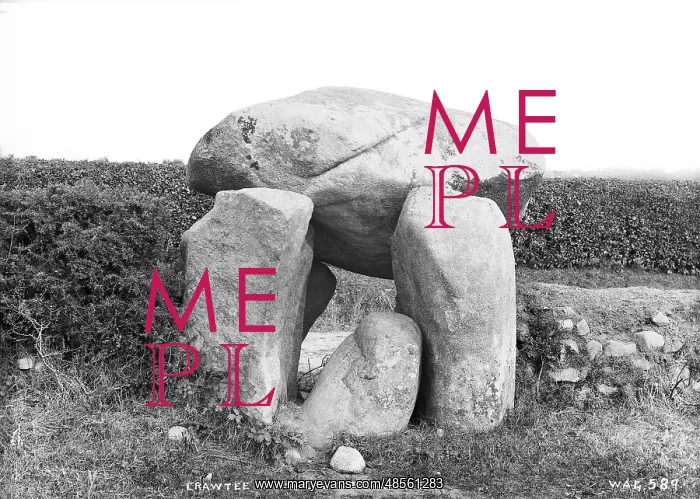 : Crawtee Stone Cromlech, Kilkeel a Dolmen : Crawtee Stone Cromlech, Kilkeel a Dolmen