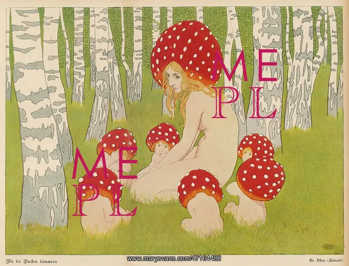: Creates of the Woods in toadstool hats : Creates of the Woods in toadstool hats