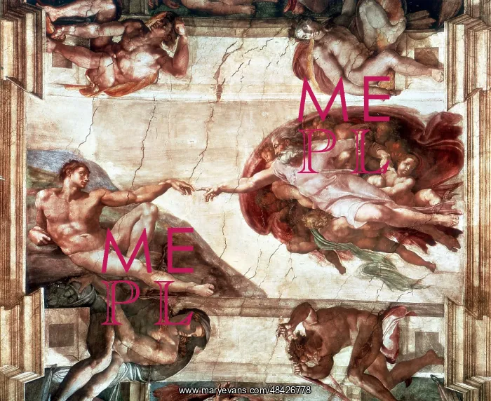 : Creation of Adam. Ceiling of the Sistine Chapel : Creation of Adam. Ceiling of the Sistine Chapel