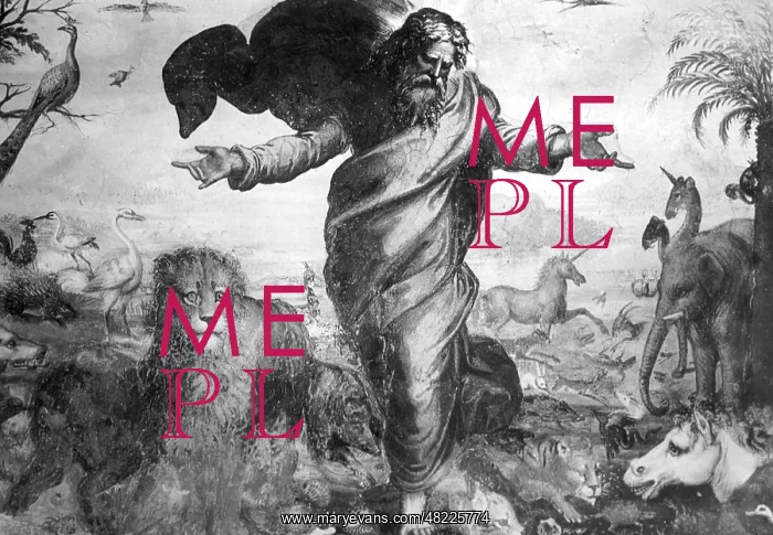 : Creation (detail), by Raphael : Creation (detail), by Raphael