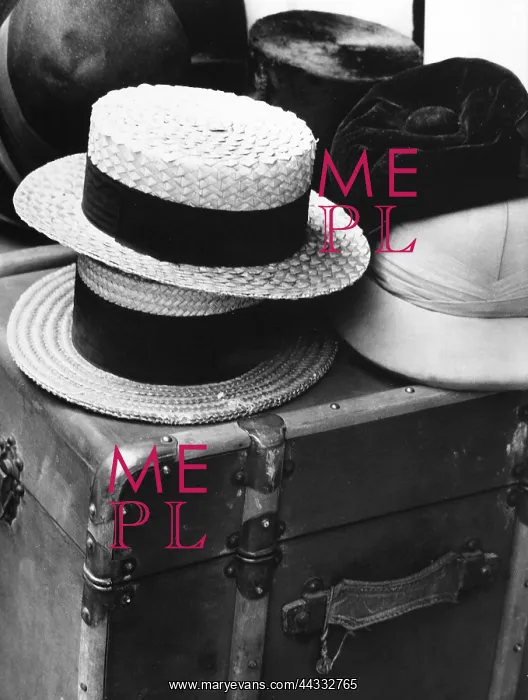 : Creative. Hats on a suitcase : Creative. Hats on a suitcase