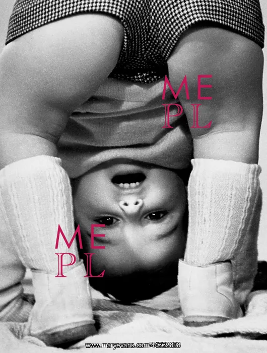 : Creative. A child playing, bending over himself : Creative. A child playing, bending over himself