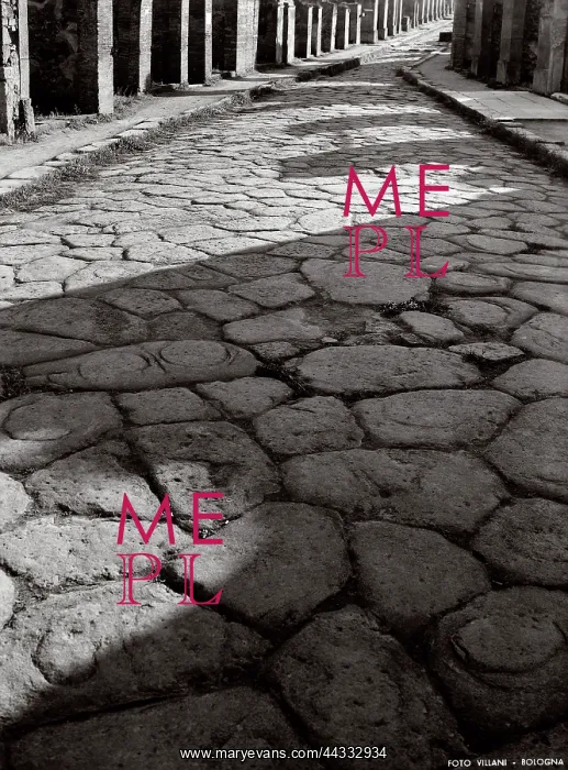 : Creative. Cobbled pavement of a street in Pompei : Creative. Cobbled pavement of a street in Pompei