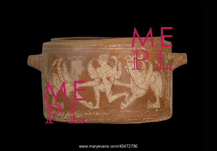 : Cremation pithos, Heraklion Archaeological Museum, Crete : Cremation pithos, Heraklion Archaeological Museum, Crete