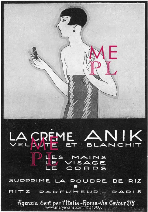 : CREME ANIK MAKE-UP 1928 : CREME ANIK MAKE-UP 1928