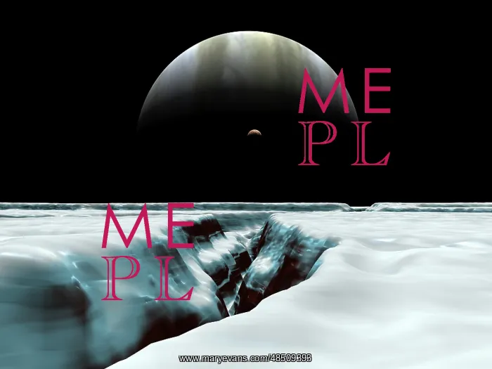 : A crescent Jupiter and volcanic satellite, Io, hover over ? : A crescent Jupiter and volcanic satellite, Io, hover over ?