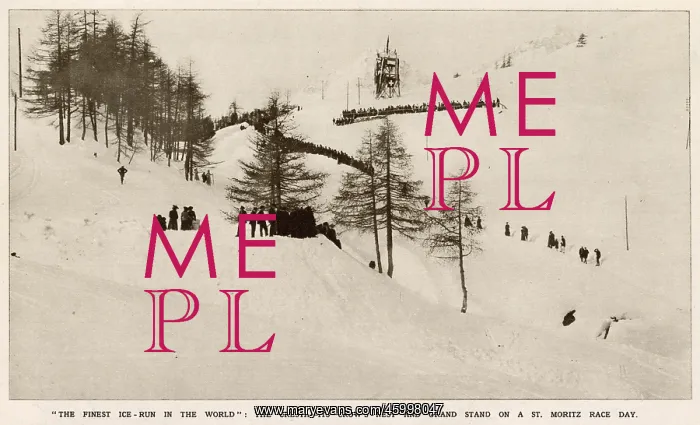 : The Cresta Run, St. Moritz 1912 : The Cresta Run, St. Moritz 1912