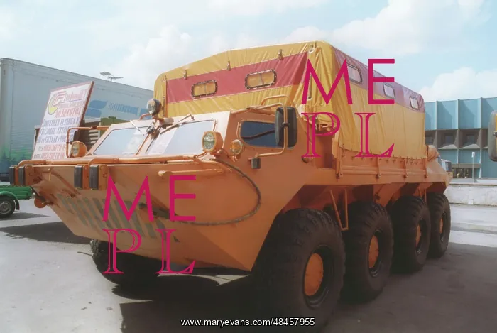 : Crew bus for Russian oilmen, 1993 : Crew bus for Russian oilmen, 1993