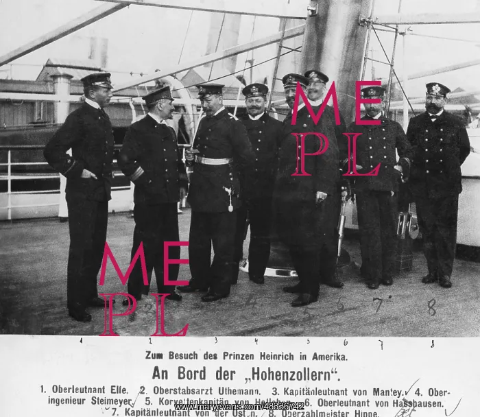 : The crew of the Hohenzollern, 1902 : The crew of the Hohenzollern, 1902
