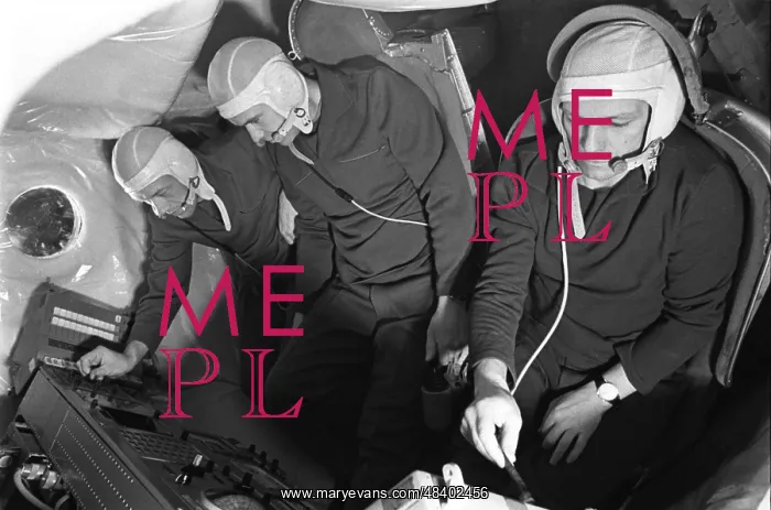 : Crew members of spaceship Soyuz-10, 1971 : Crew members of spaceship Soyuz-10, 1971
