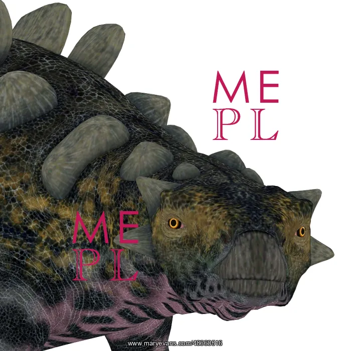 : Crichtonsaurus dinosaur head : Crichtonsaurus dinosaur head