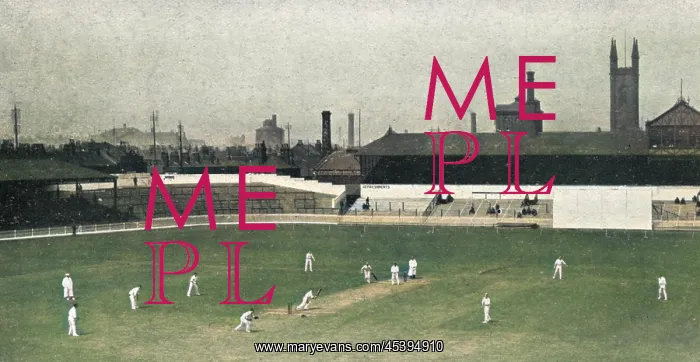 : Cricket at Bramall Lane 1911 : Cricket at Bramall Lane 1911