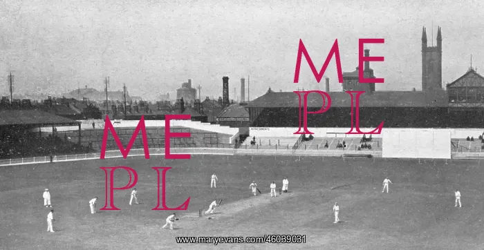 : Cricket at Bramall Lane 1911 : Cricket at Bramall Lane 1911