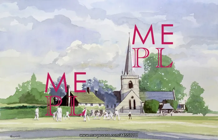 : Cricket in an English Village : Cricket in an English Village