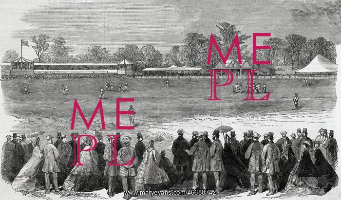 : Cricket match at Dublin in 1866 : Cricket match at Dublin in 1866