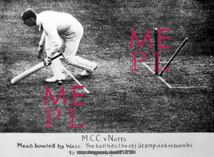  : Cricket, MCC v Notts, early 1900s