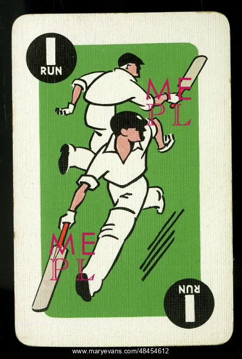  : Cricket - Run-It-Out card game - 1 Run