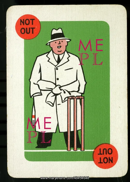  : Cricket - Run-It-Out card game - Not Out