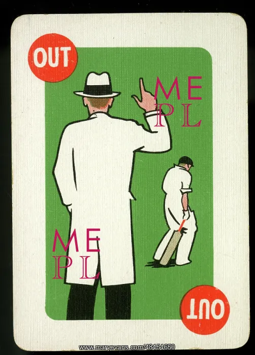 : Cricket - Run-It-Out card game - Out : Cricket - Run-It-Out card game - Out