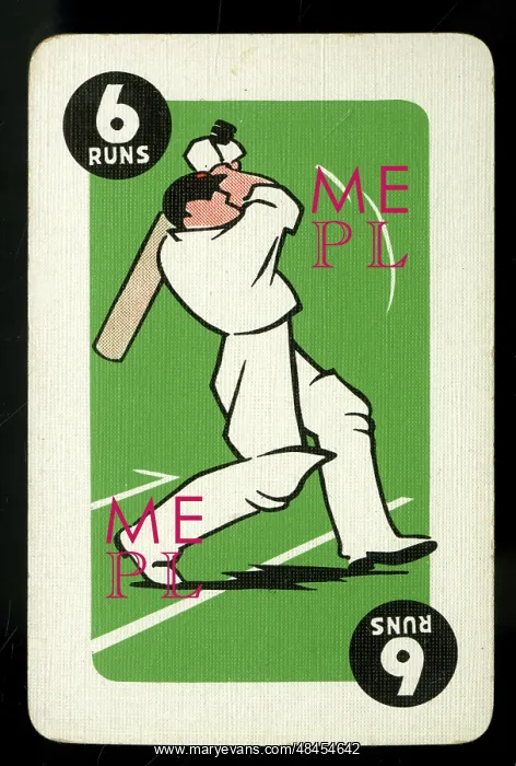  : Cricket - Run-It-Out card game - 6 Runs