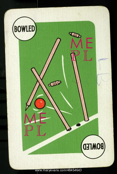 : Cricket - Run-It-Out card game - Bowled : Cricket - Run-It-Out card game - Bowled
