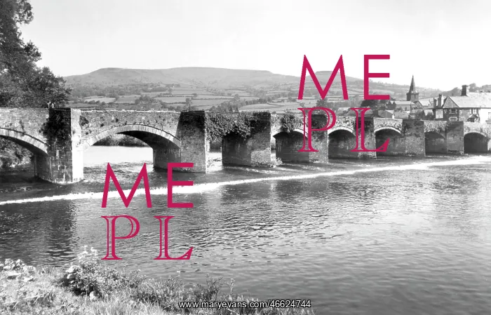  : Crickhowell, the Bridge c1960