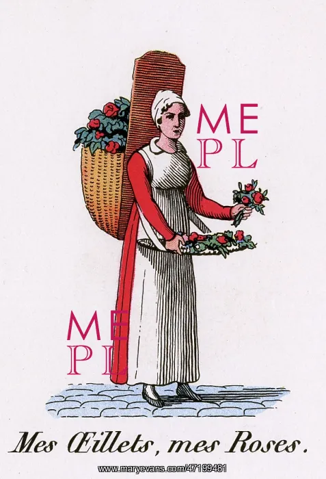 : Cries of Paris - flower seller : Cries of Paris - flower seller