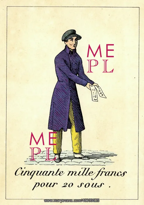  : Cries of Paris - lottery ticket seller