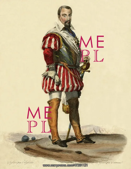 : CRILLON. Louis des Balbes de CRILLON (1541 - 1615), French military commander