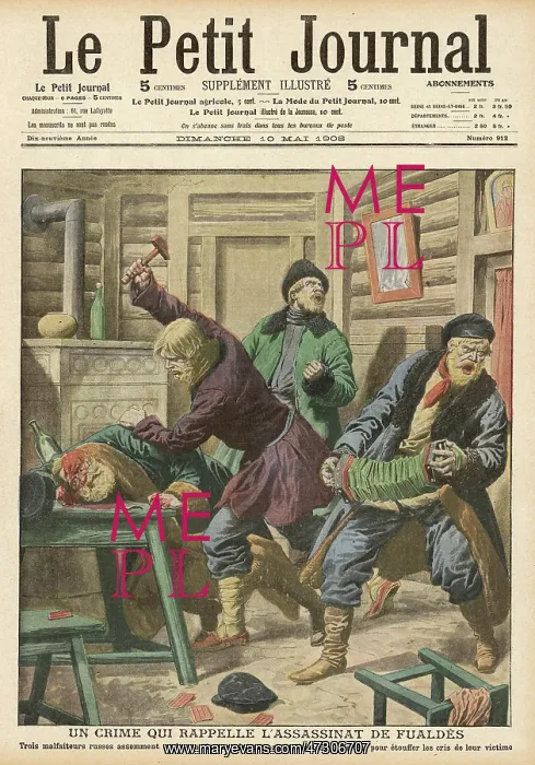  : CRIME / MURDER / RUSSIA / 1908