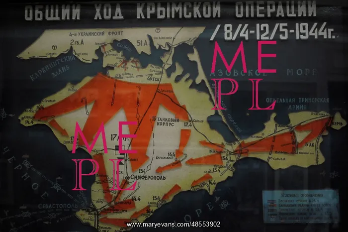 : The Crimean Offensive (8 April-12 May 1944). Map. Ukraine : The Crimean Offensive (8 April-12 May 1944). Map. Ukraine