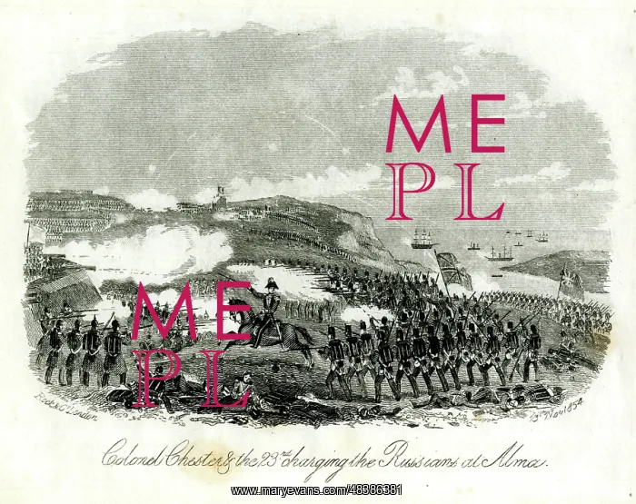 : Crimean War, Charging the Russians at Alma : Crimean War, Charging the Russians at Alma