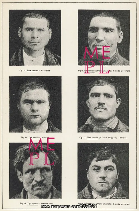 : CRIMINAL TYPES / LOMBROSO : CRIMINAL TYPES / LOMBROSO