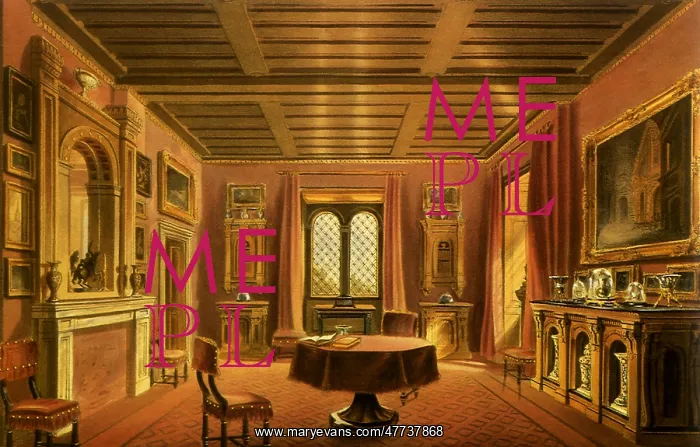 : The Crimson Drawing Room, Lansdown Tower, Bath : The Crimson Drawing Room, Lansdown Tower, Bath
