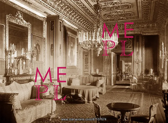  : Crimson Drawing Room, Windsor Castle, Victorian period