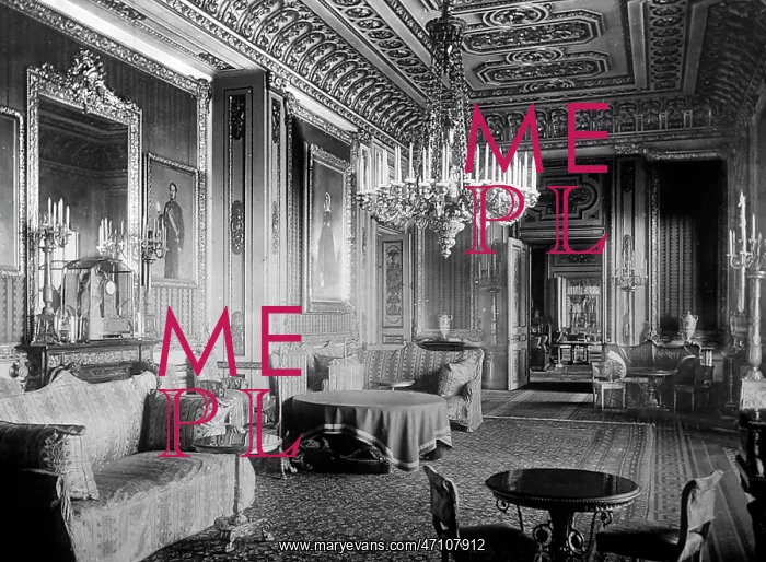  : Crimson Drawing Room, Windsor Castle, Victorian period