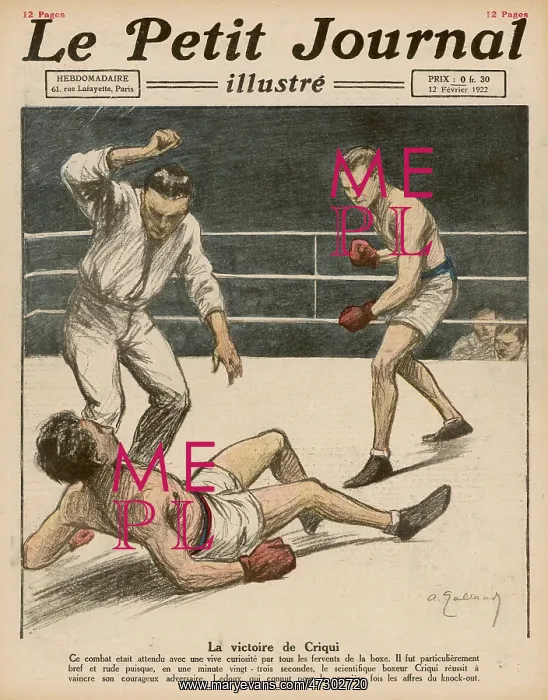 : CRIQUI V LEDOUX 1922 : CRIQUI V LEDOUX 1922